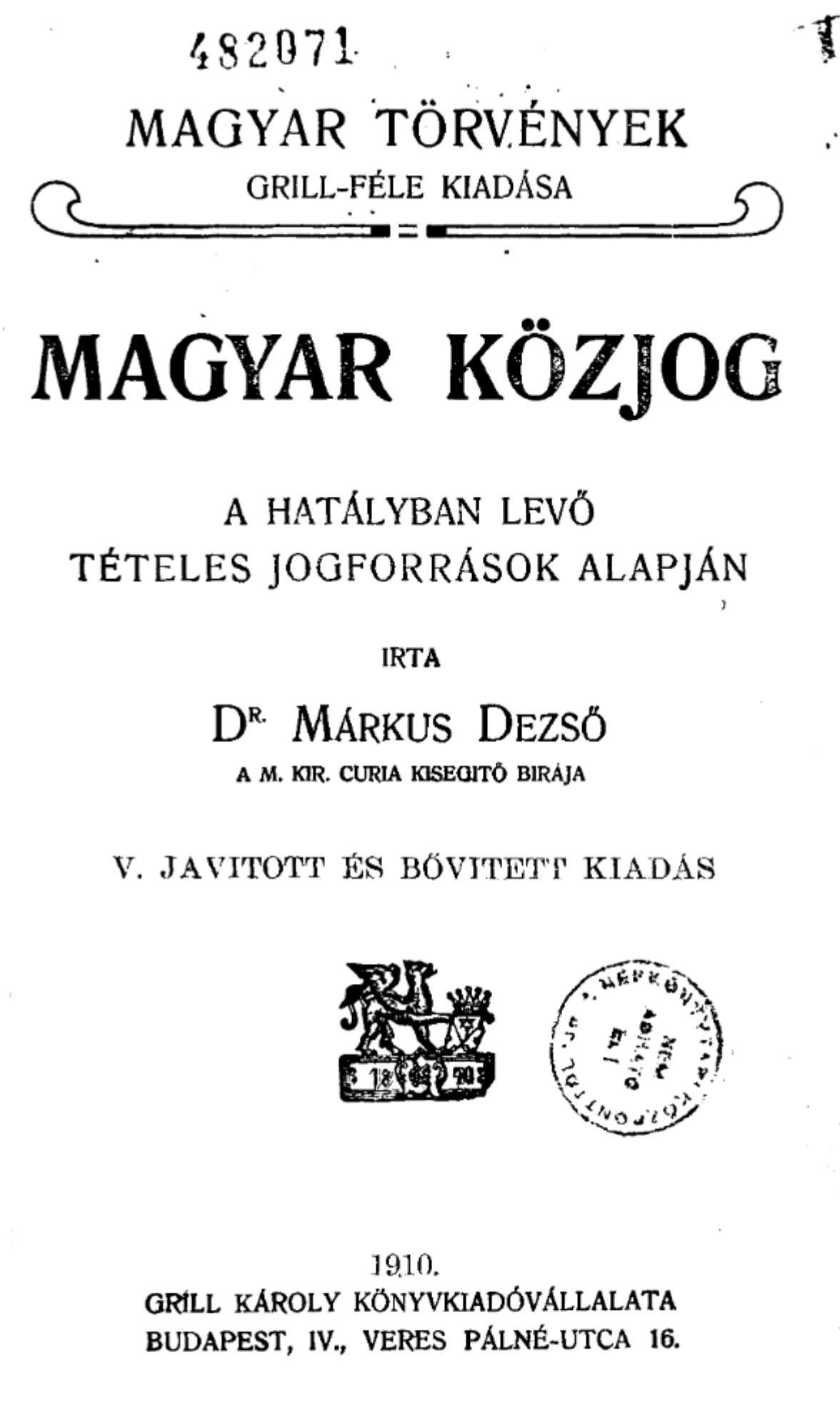 Magyar Közjog