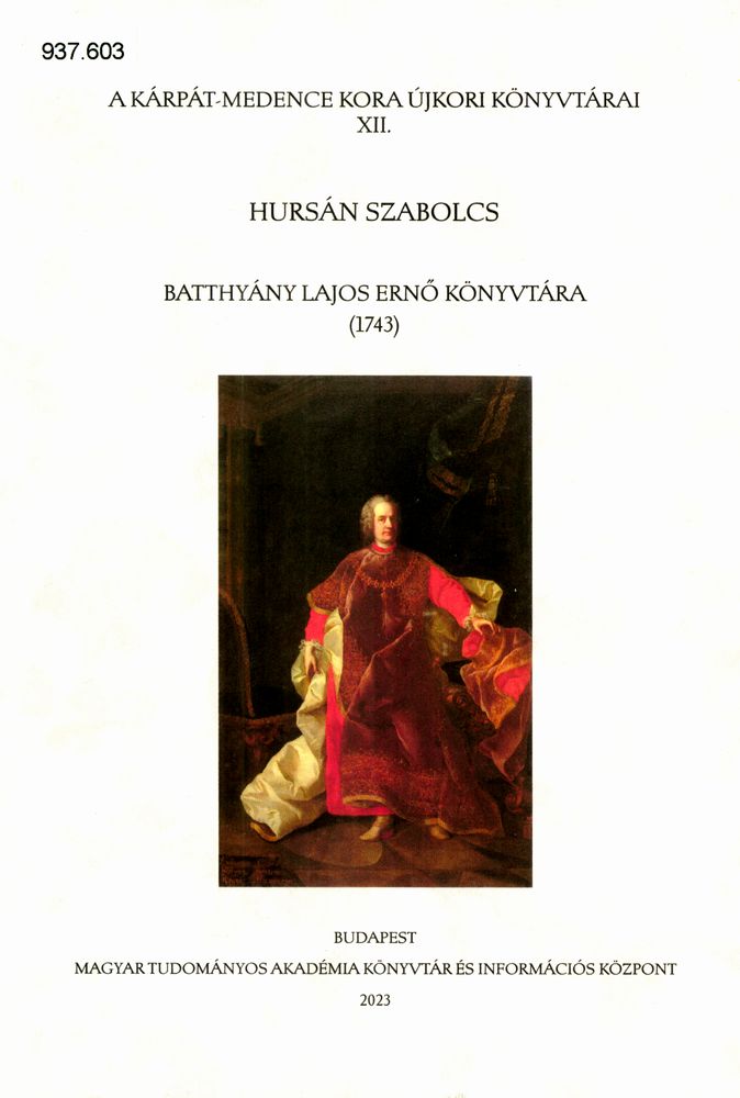 Batthyány Lajos Ernő könyvtára, 1743