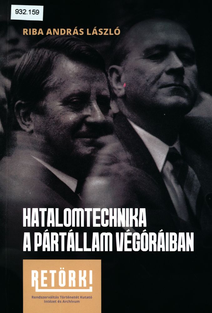 Hatalomtechnika a pártállam végóráiban, 1987-1989